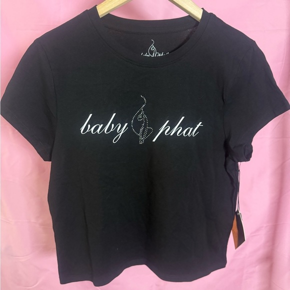 Baby Phat Tops - Baby Phat Black T-Shirt, Size L, *New With Tags*